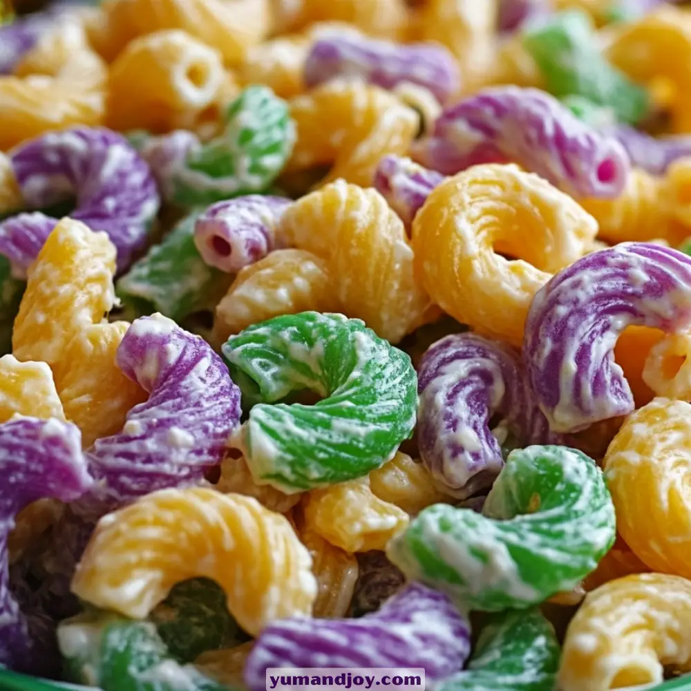 Colorful Mardi Gras Pasta