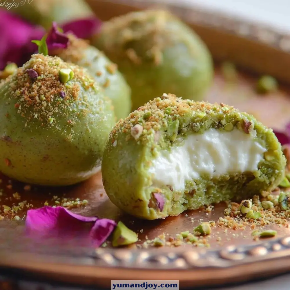 Pistachio Mafroukeh Truffles