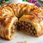 Savory Boudin King Cake