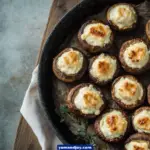 Garlic & Herb Cream Cheese Stuffed Mushrooms