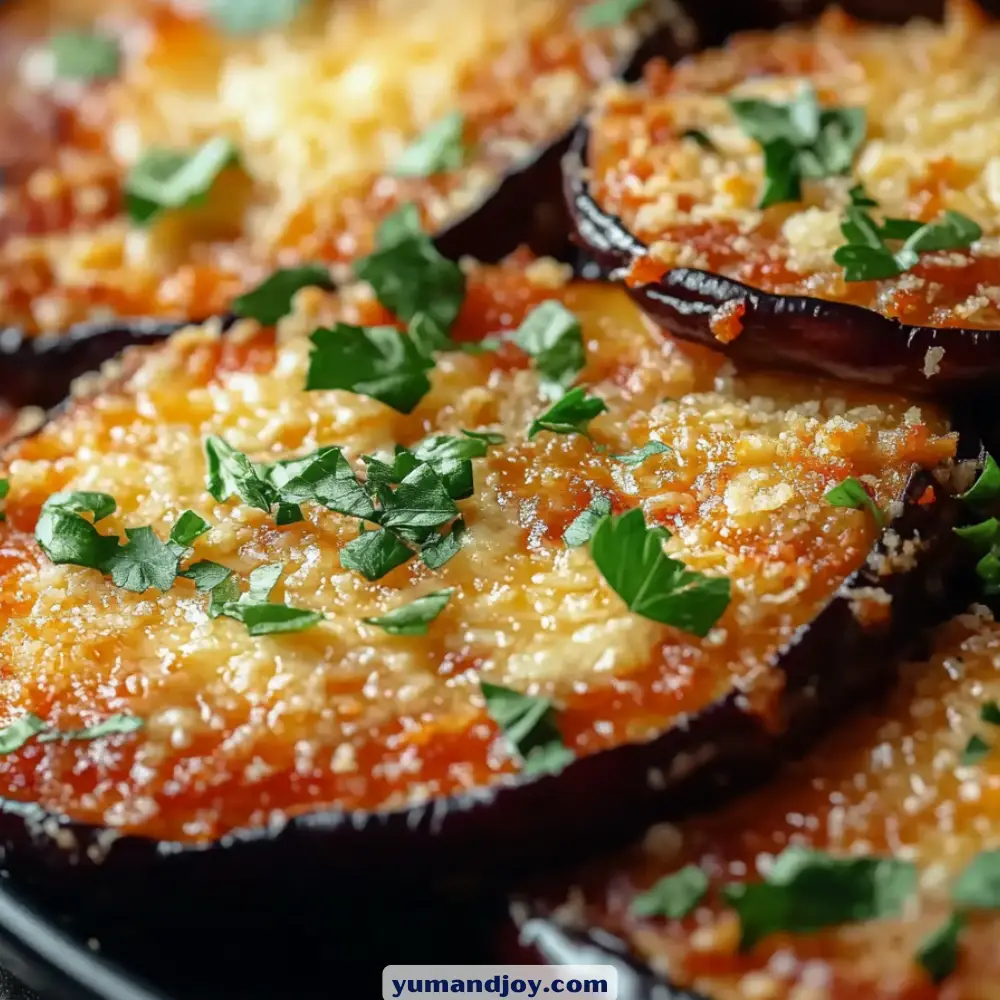 Crispy Baked Eggplant Parmesan Recipe