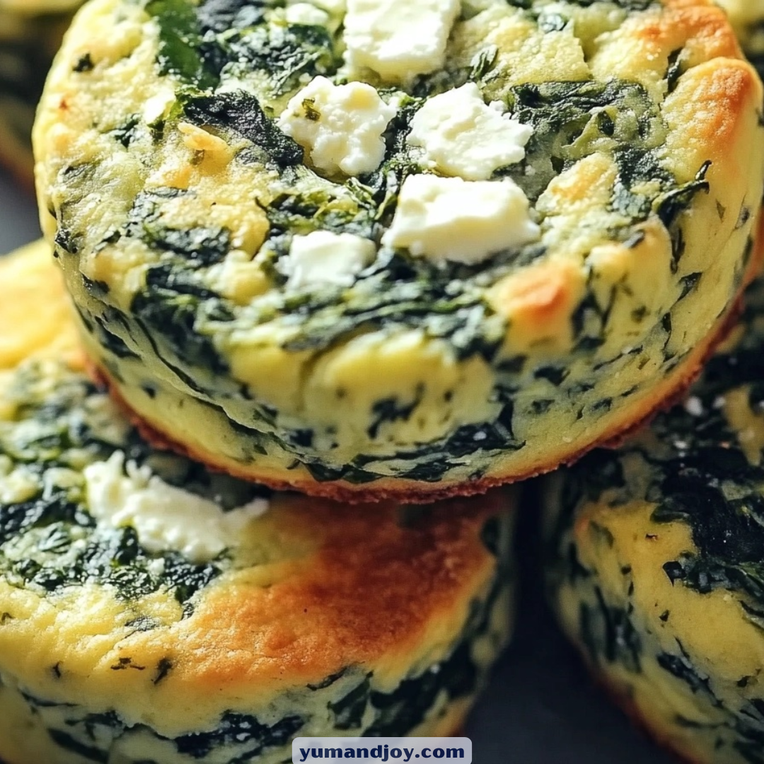 Spinach and Feta Savory Cookies