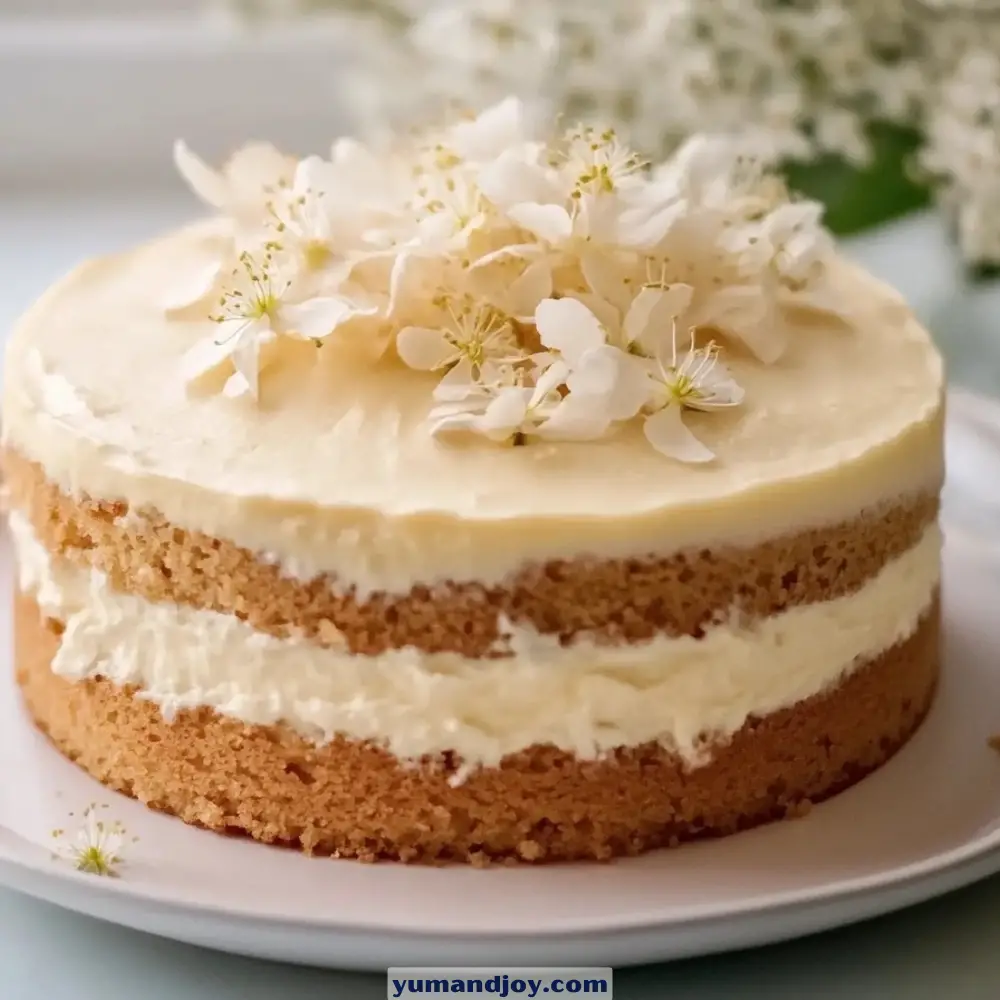 Vegan Elderflower Cake