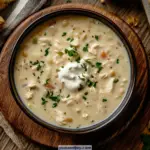 White Chicken Chili with Cream Cheese