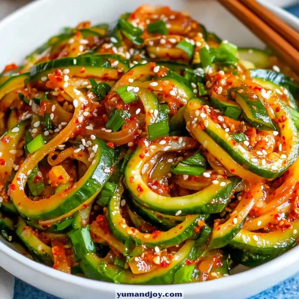 Easy Korean Cucumber Salad