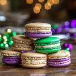 Mardi Gras Macaron Treats