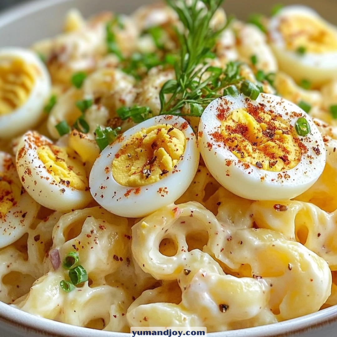 Deviled Egg Pasta Salad