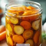 Crunchy, Tangy Pickled Carrots