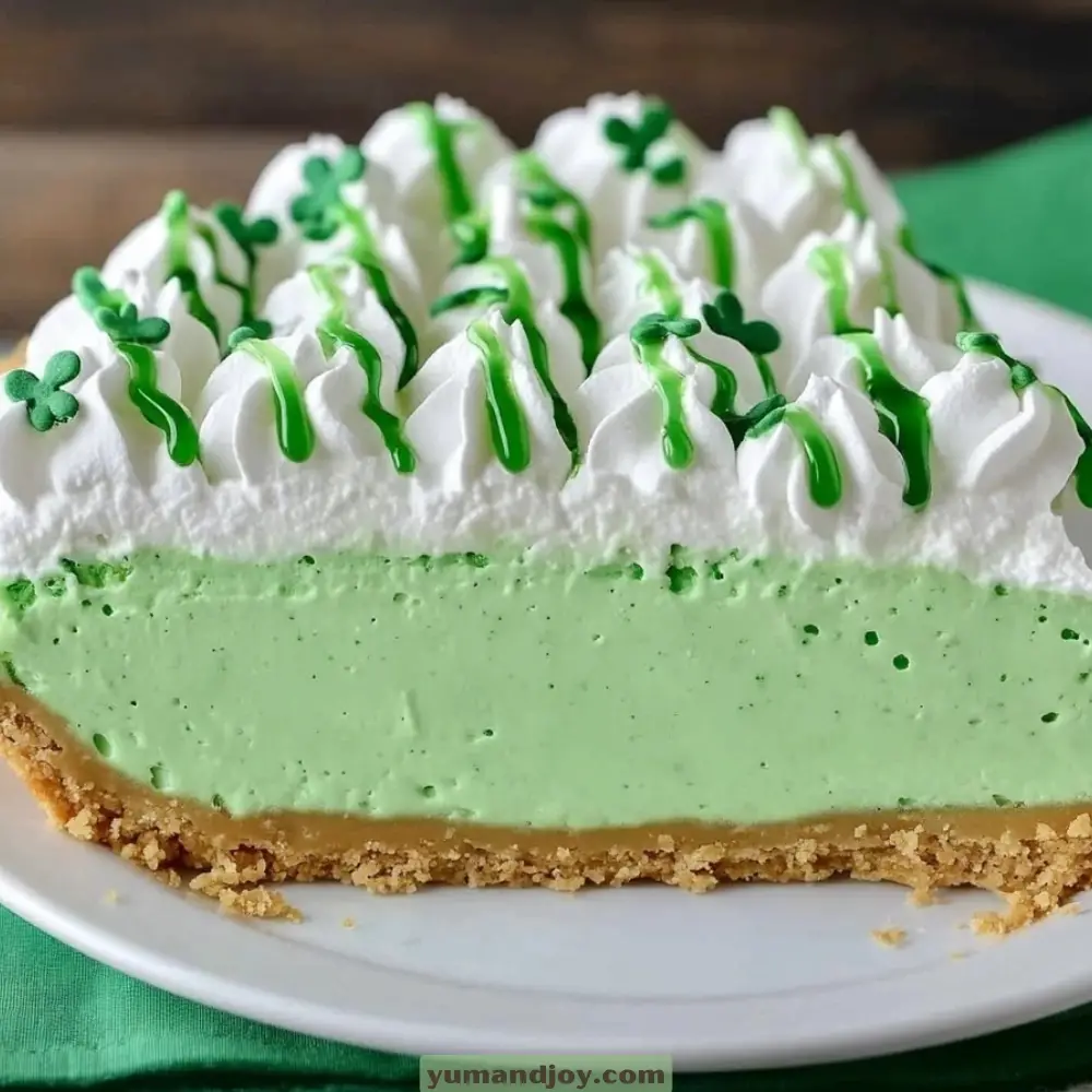 Easy Shamrock Shake Pie