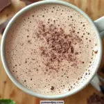 Cozy Chocolate Peppermint Tea Latte