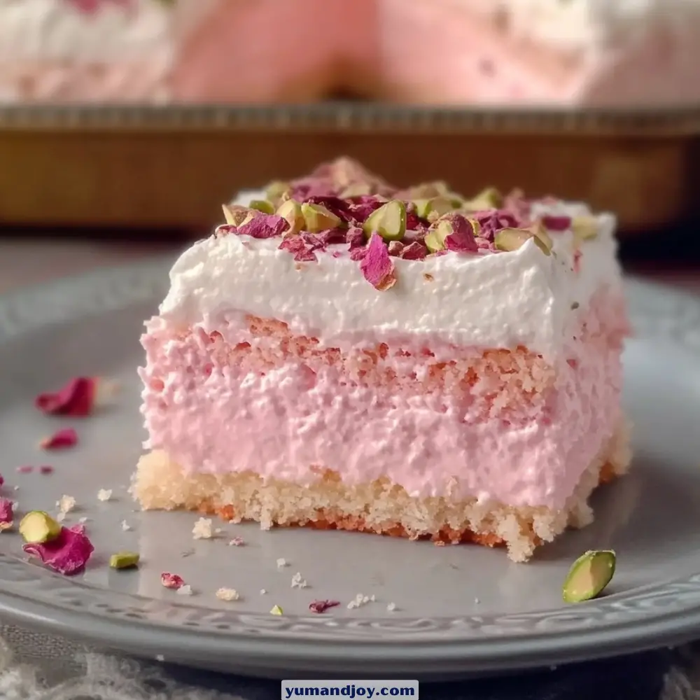 Rose and Pistachio Tres Leches