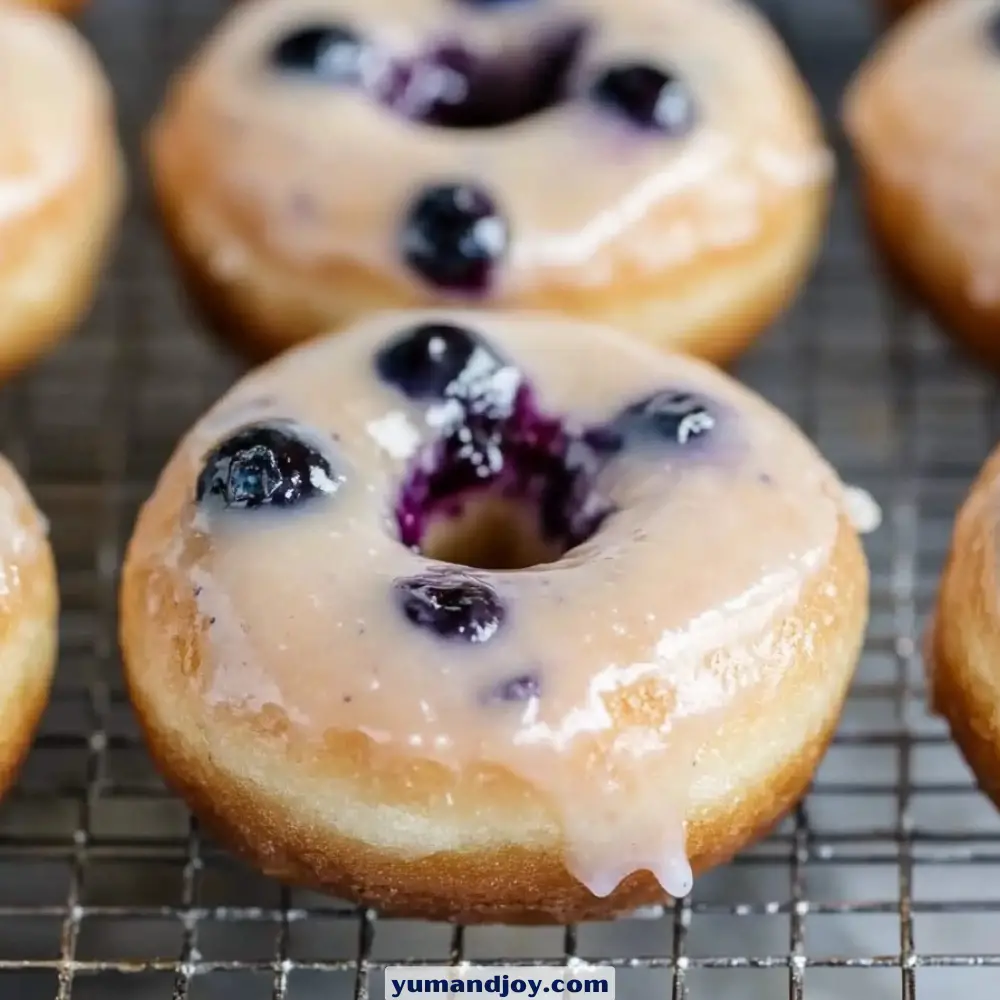 Lemon Blueberry Donuts