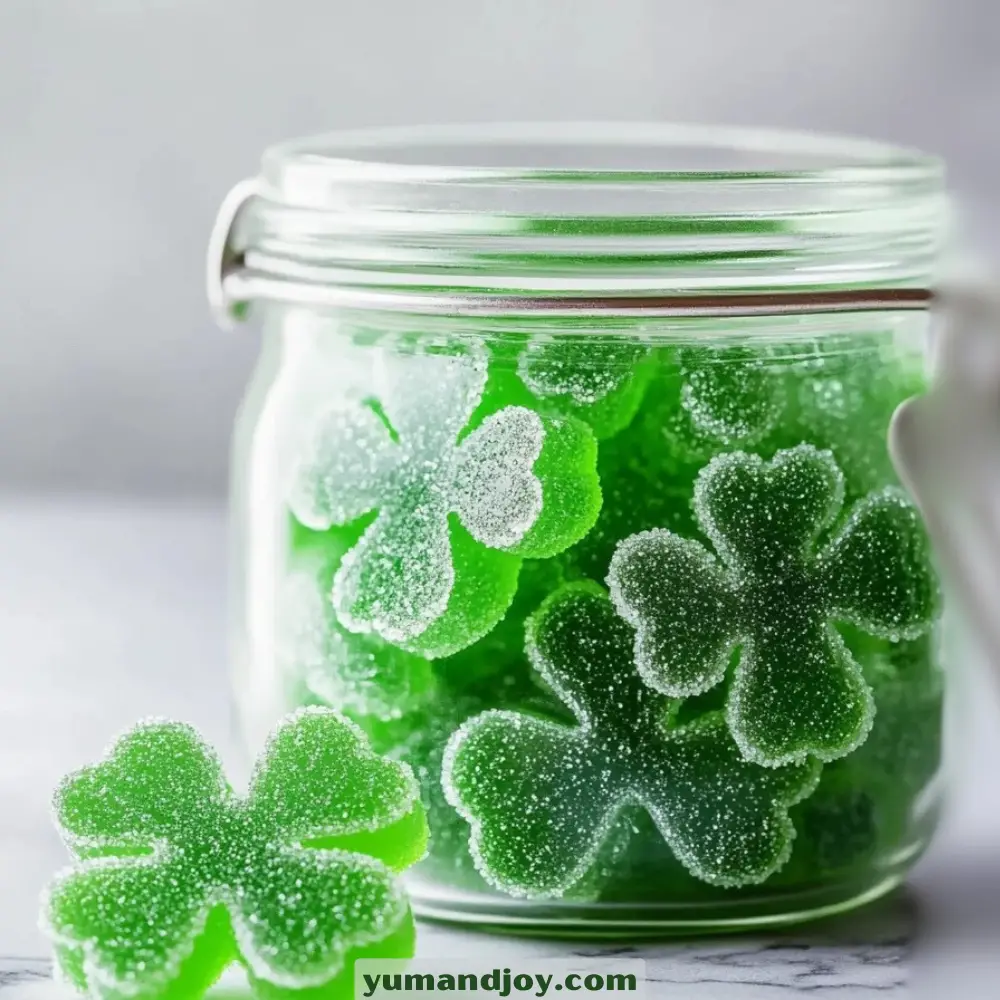 St. Patrick’s Day Jello Shamrock Gummies