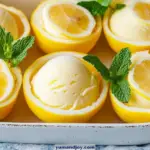 Summer Desserts Lemon Cups