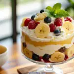 Banana Cheesecake Fruit Trifle