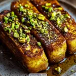 Pistachio French Toast Sticks