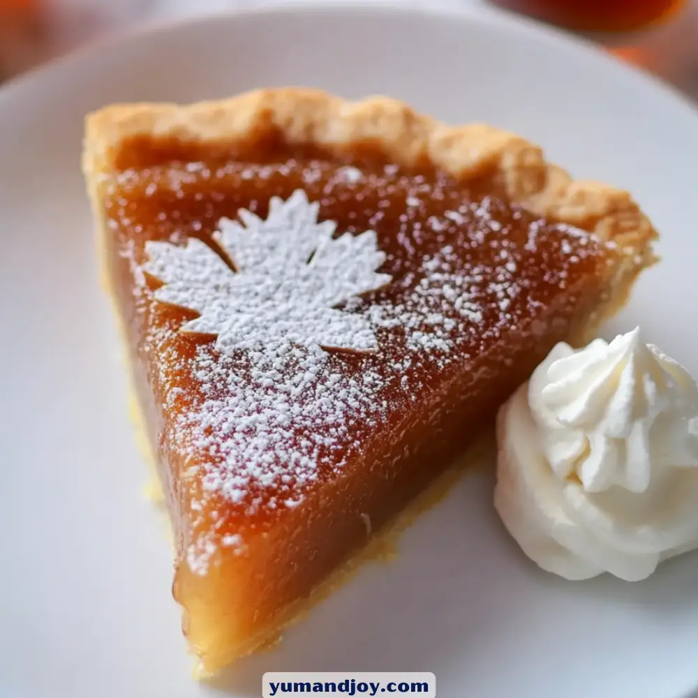 Maple Syrup Pie