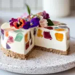 Stunning Terrazzo Cheesecake