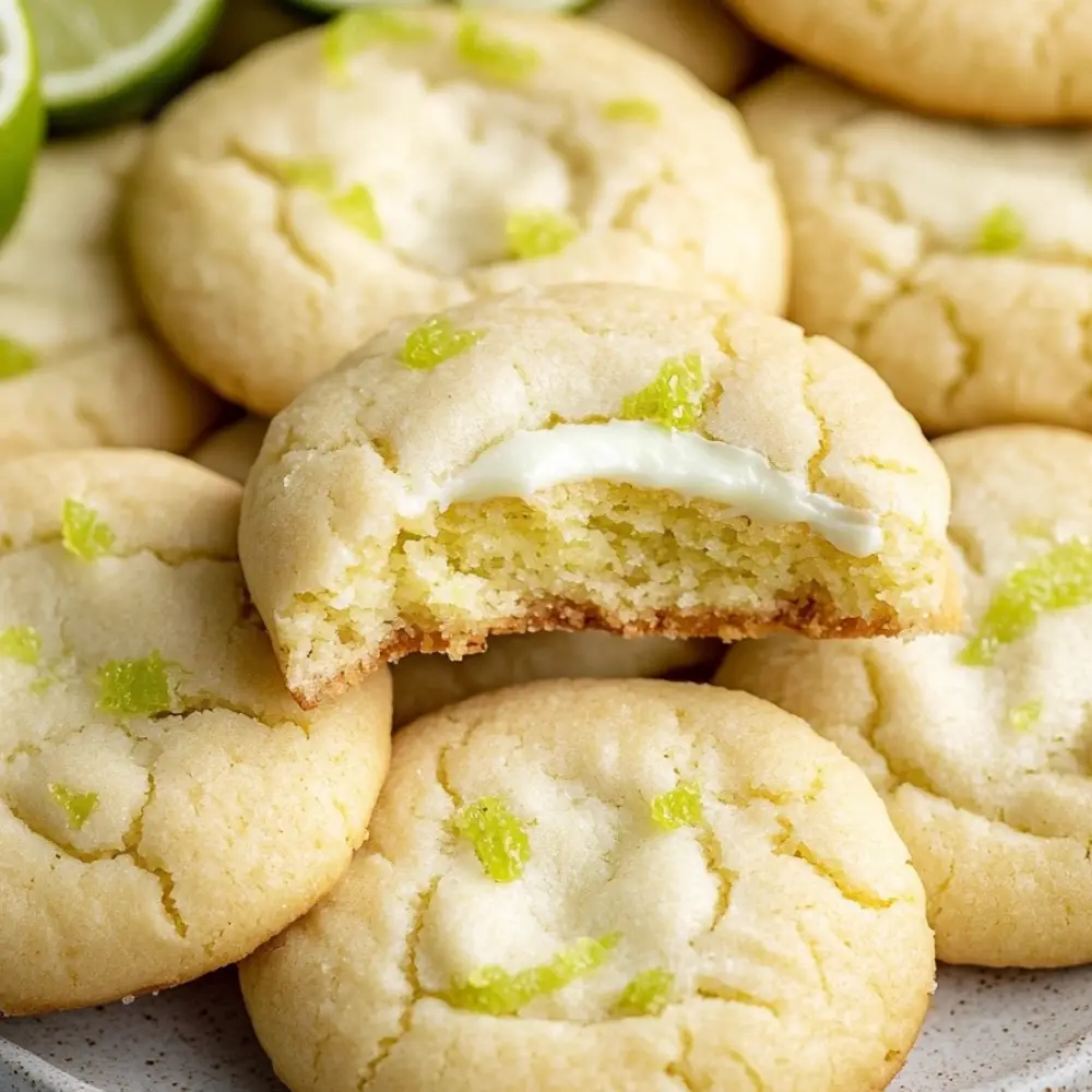 Stuffed Key Lime Cookies