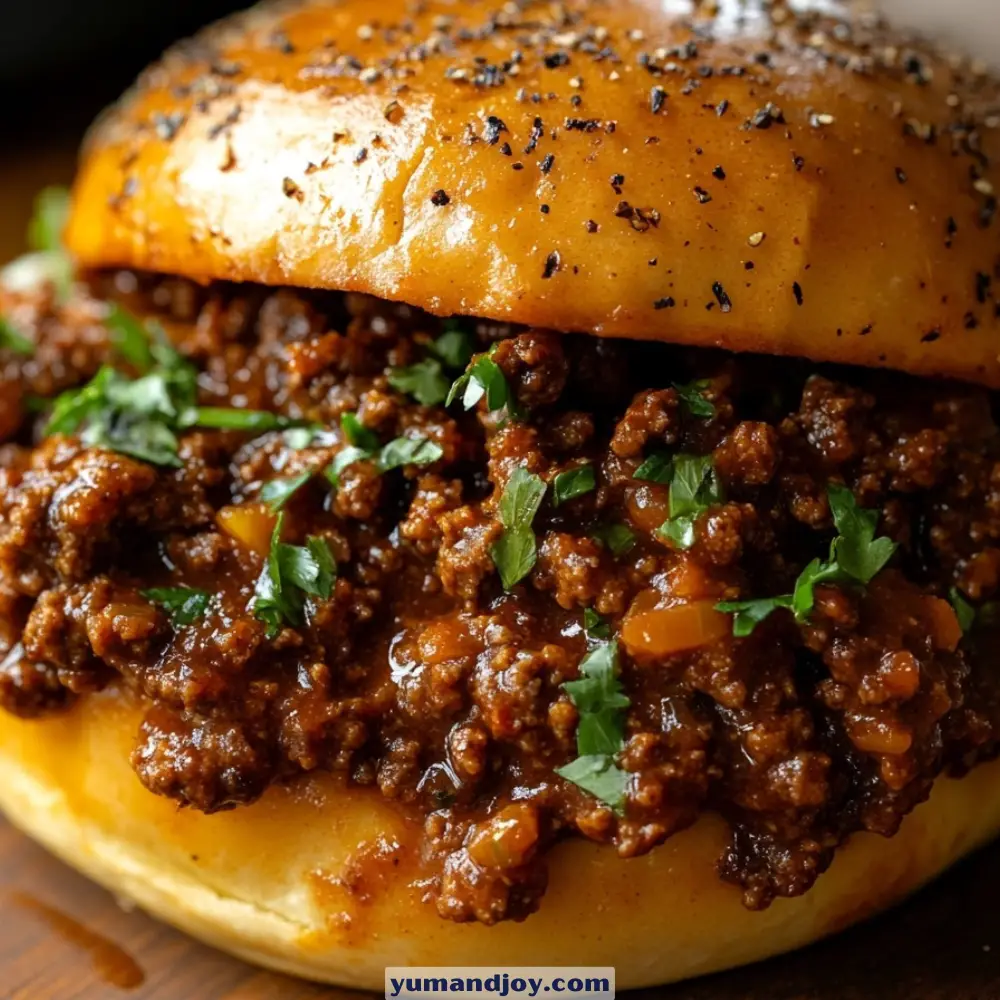 Classic Sloppy Joe Sandwiches