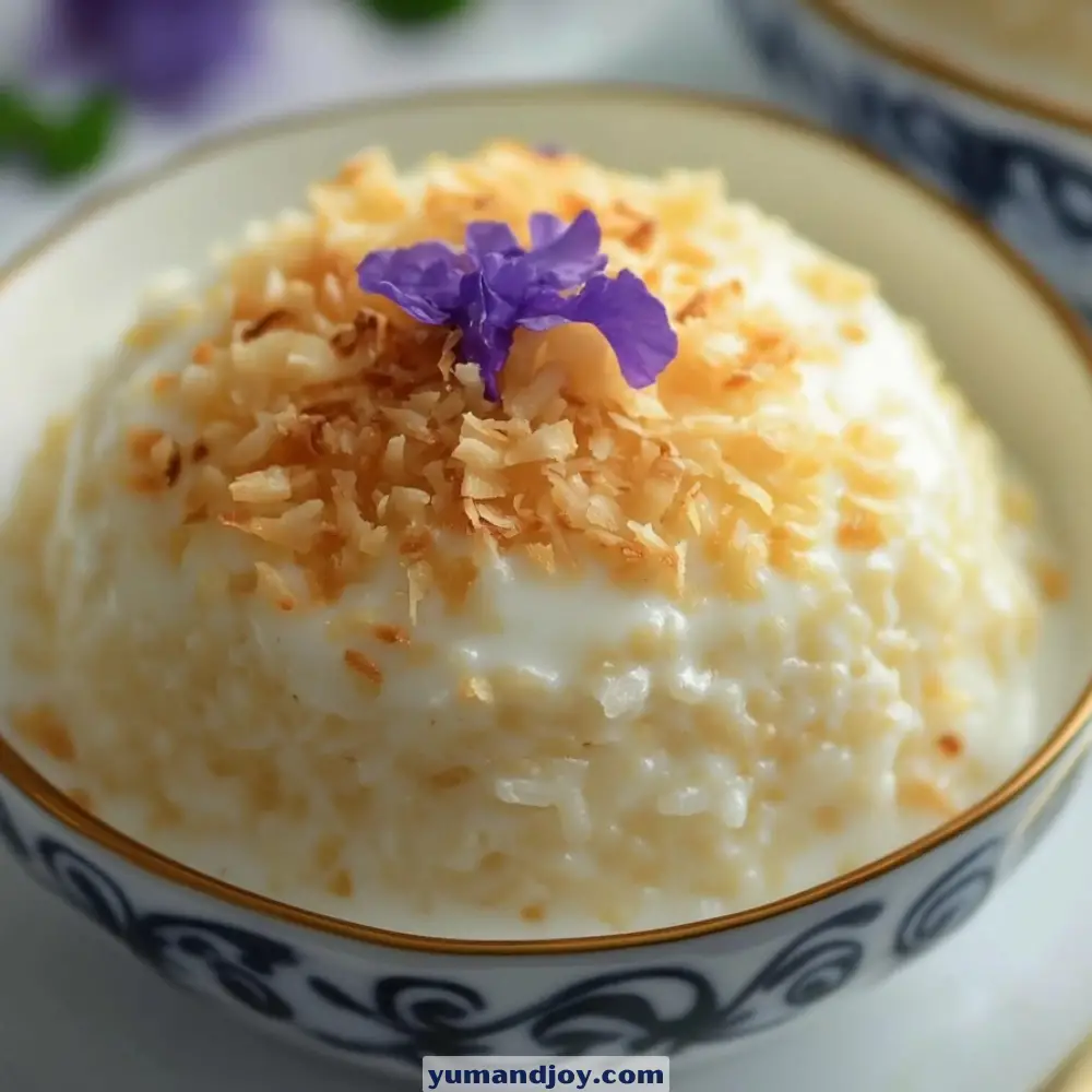 Coconut Tres Leches Rice Pudding