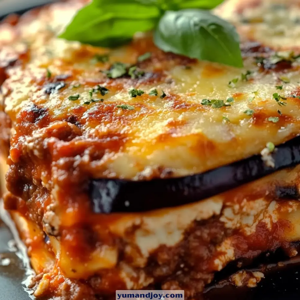 Eggplant Lasagna with Meat Sauce Recipe