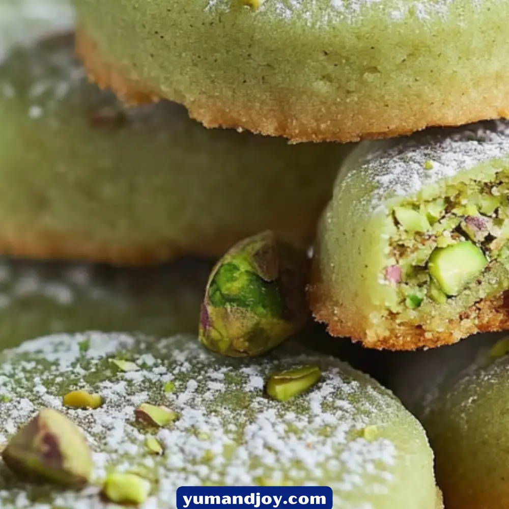 Easy Pistachio Wedding Cookies