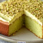 Pistachio Orange Ricotta Cake