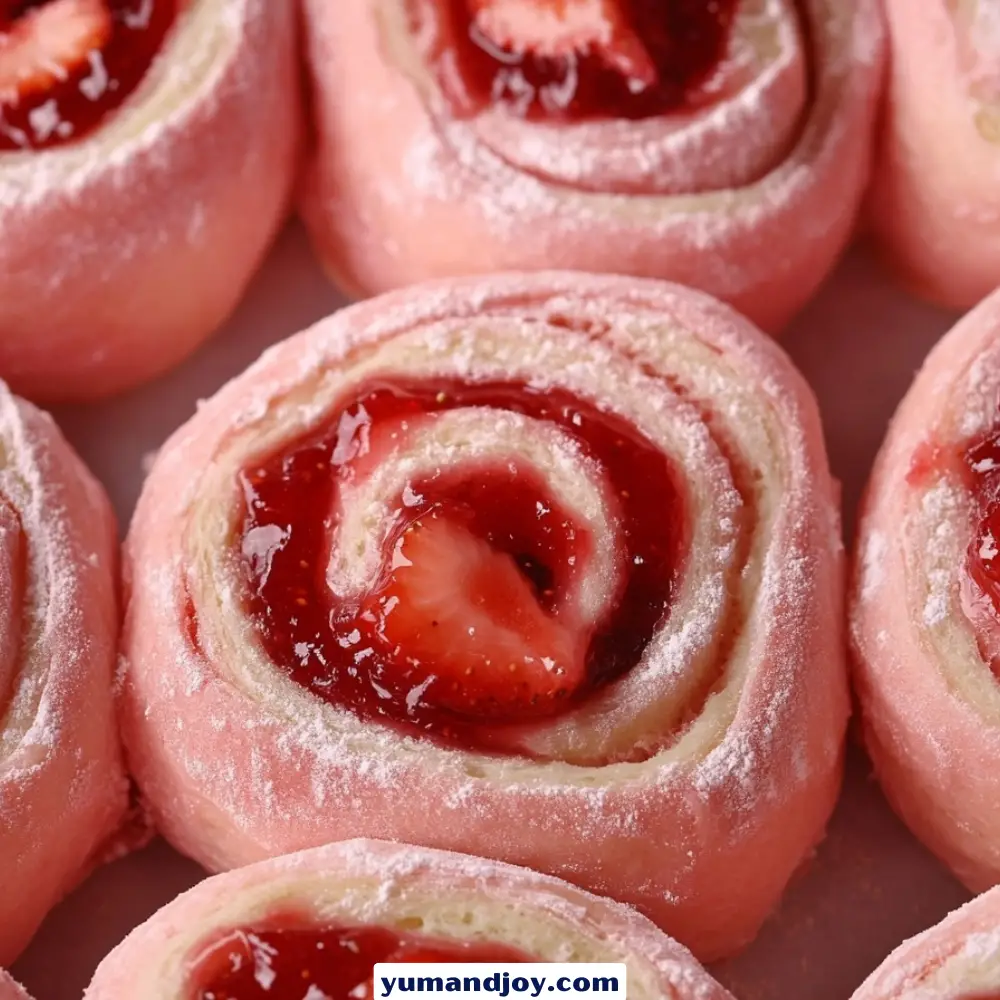 Vegan Strawberry Sweet Rolls