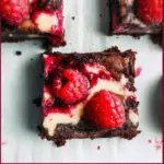 Raspberry Swirl Cheesecake Brownies