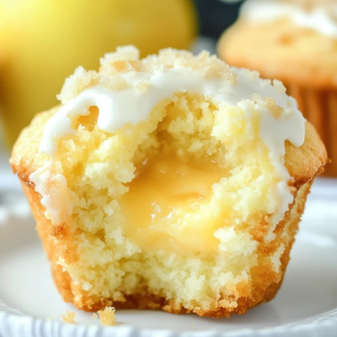 Lemon Cream Cheese Muffins