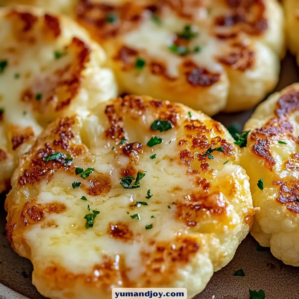 Cheesy Roasted Cauliflower Steaks