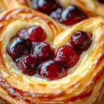 Homemade Cherry Cheese Danish