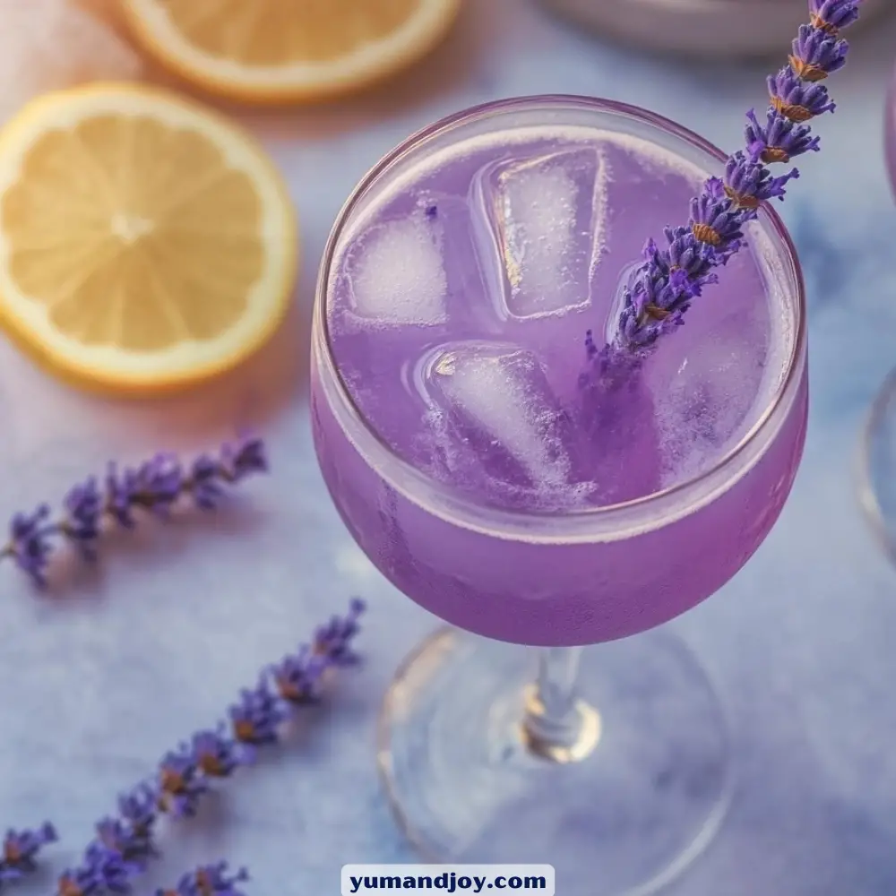 Lemon Lavender French 75 Mocktail