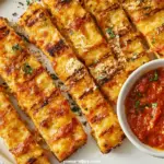 Cheesy Cauliflower Breadsticks (Low-Carb & Gluten-Free) 3 Cheesy Cauliflower Breadsticks (Low-Carb & Gluten-Free)