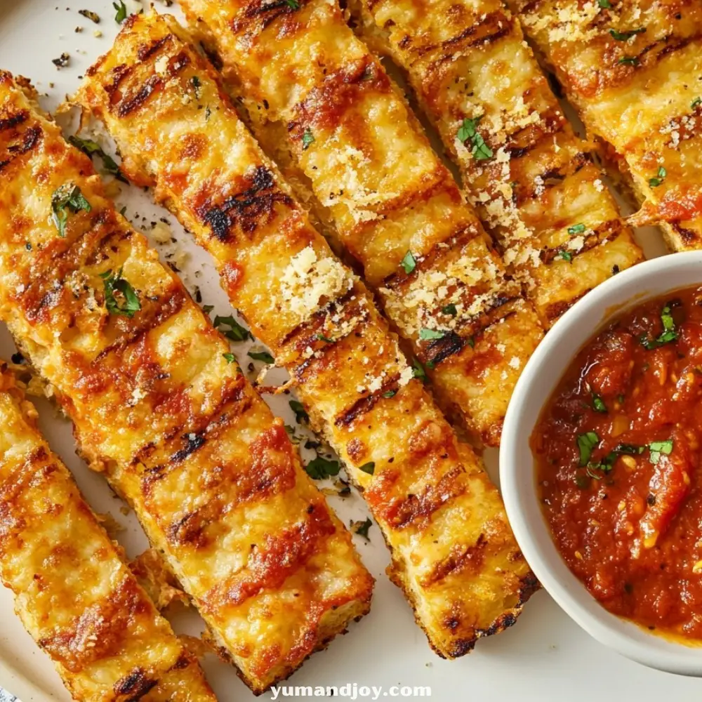 Cheesy Cauliflower Breadsticks (Low-Carb & Gluten-Free)
