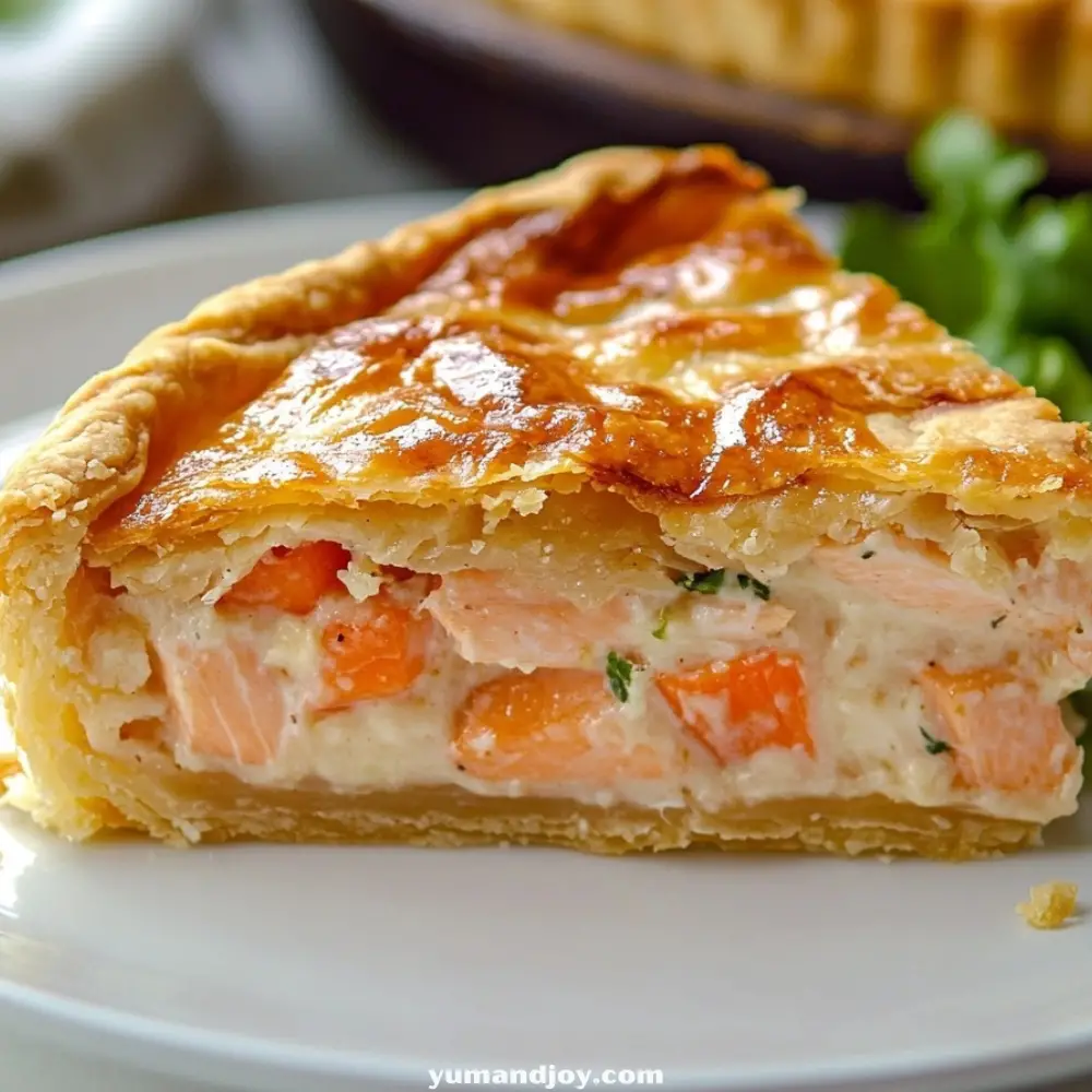 Classic French-Canadian Salmon Pie