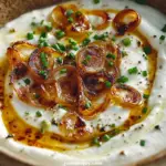 Greek Yogurt Onion Dip with Crispy Shallots