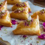 Middle Eastern Cream-Filled Phyllo Pastry