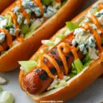 Spicy Buffalo Hot Dogs