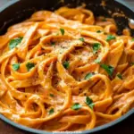 Roasted Red Pepper Alfredo 3 Roasted Red Pepper Alfredo