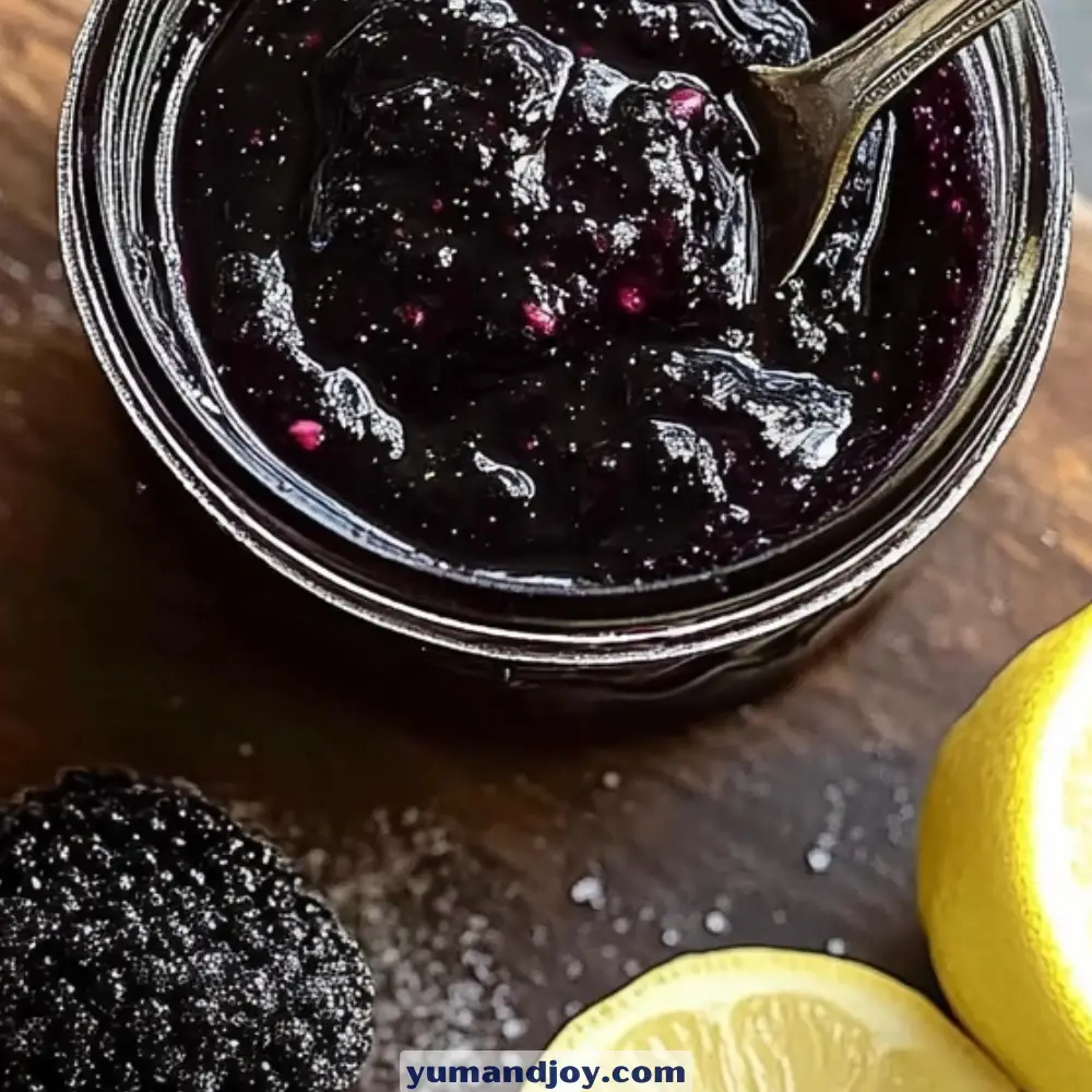 Homemade Black Mulberry Jam