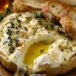 Garlic and Herb Baked Brie