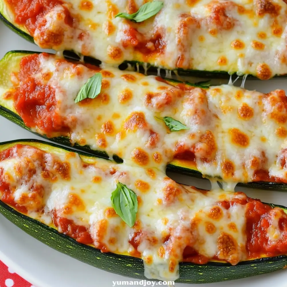 Zucchini Pizza Boats