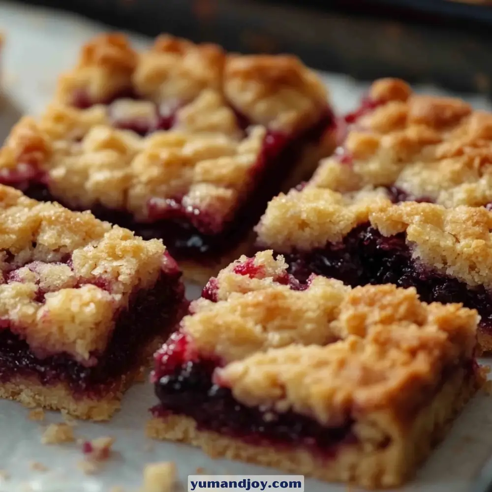 Mulberry Crumb Bars