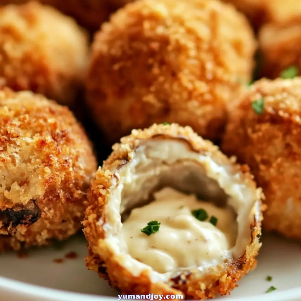 Fried Garlic Mushrooms