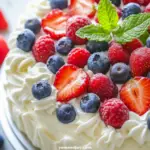 Spring Cake with Fresh Berries and Cream 3 Spring Cake with Fresh Berries and Cream