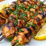 Garlic Parmesan Chicken Skewers