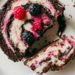 Chocolate Berry Swiss Roll