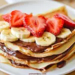 Strawberry Banana Nutella Crepes